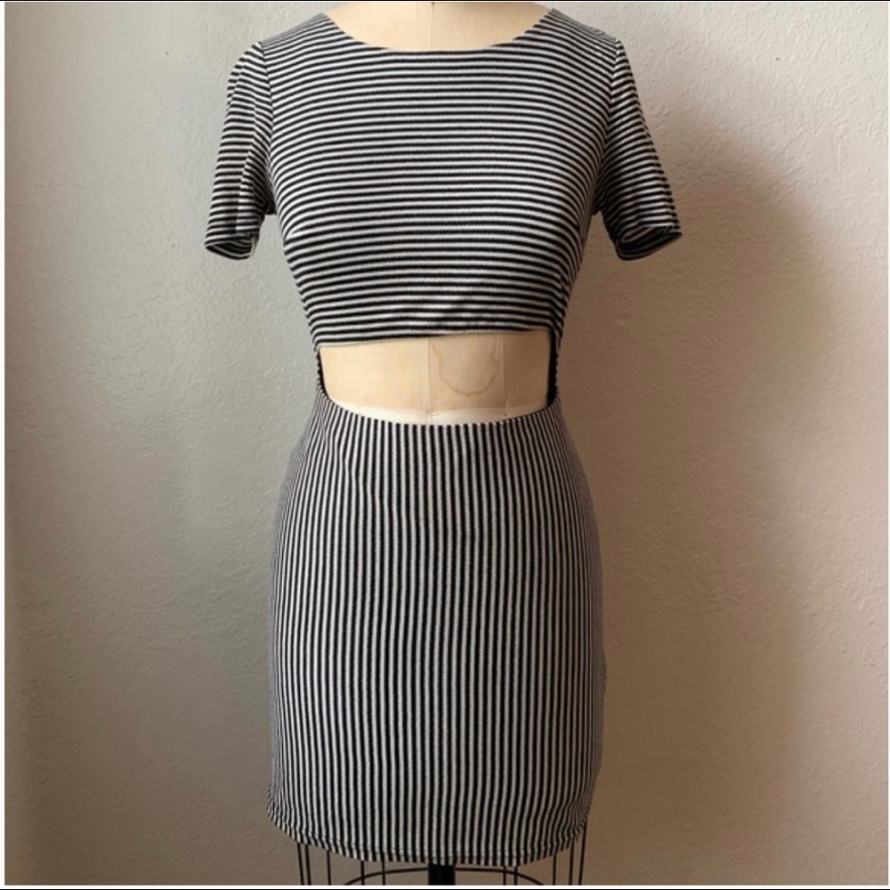 Sparkle + Fade Striped Dress